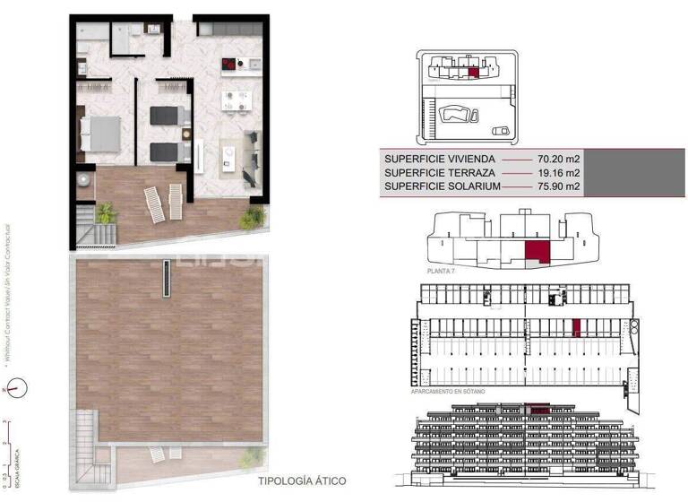 Penthouse zum Kauf 279.000 € 3 Zimmer 72 m² EG Alicante 03193