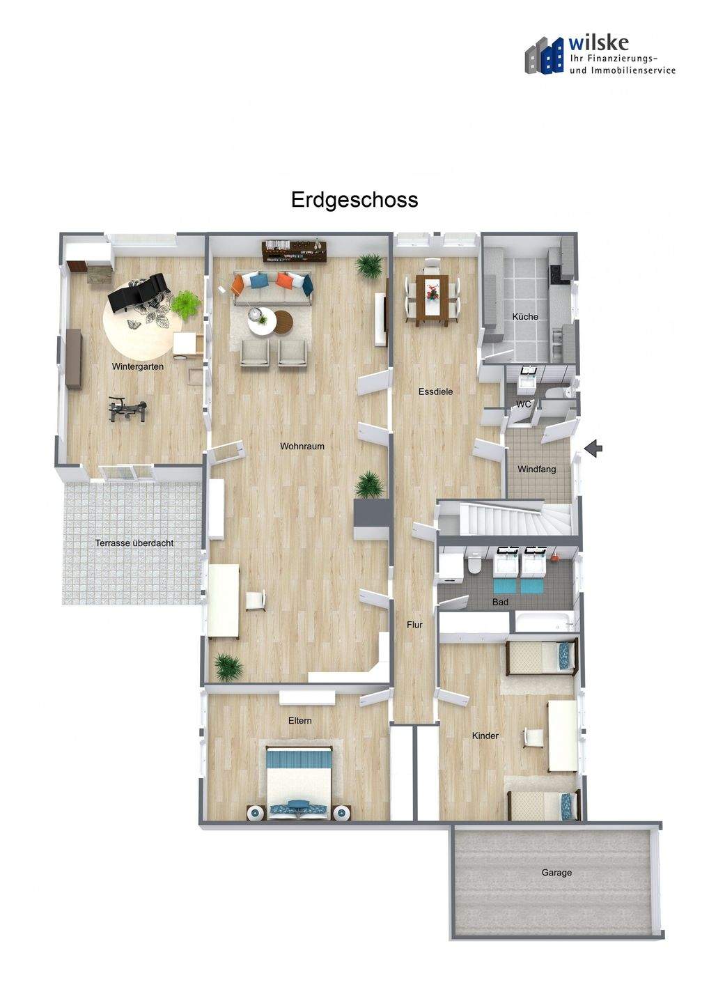 Immobilie in Ratingen - PREISTIPP Zweifamilienfertighaus am Feldrand freistehend (Ratingen-West/Tiefenbroich) - Bild 1