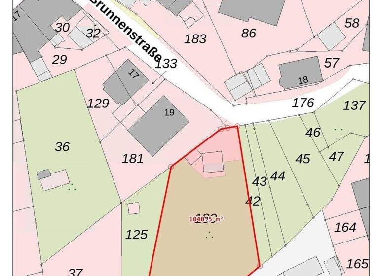 Grundstück zum Kauf 385.000 € 1.040 m² Grundstück Brunnenstraße 19 Ohligs-Aufderhöhe Solingen 42699