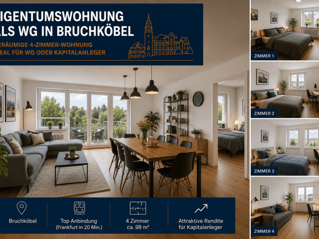 Wohnung zum Kauf provisionsfrei 223.000 € 4 Zimmer 79 m² Bruchköbel Bruchköbel 63486