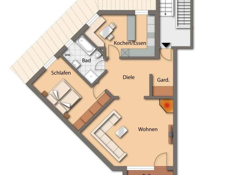 Wohnung zum Kauf 228.000 € 2 Zimmer 75,3 m²<br/>Wohnfläche Dachgeschoss<br/>Geschoss Neumarkt Neumarkt 92318