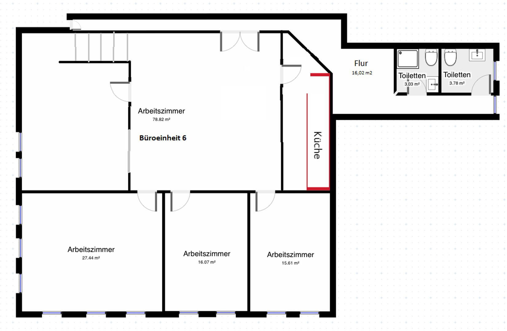 Bürofläche zur Miete provisionsfrei 1.500 € 150 m²<br/>Bürofläche Waldeckerstraße.4 Mörfelden Mörfelden-Walldorf 64546