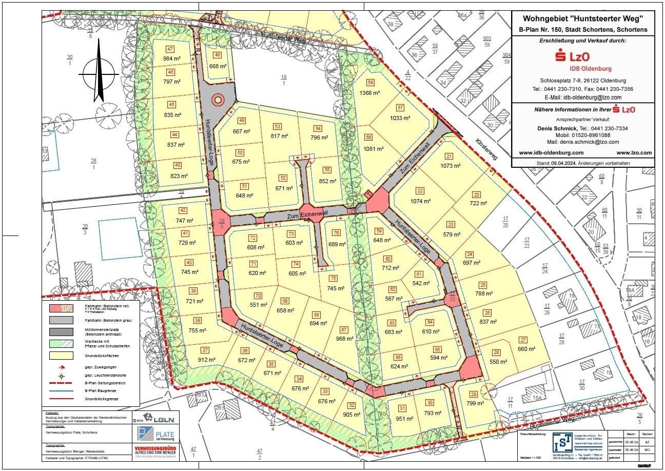 Grundstück zum Kauf 68.040 € 542 m²<br/>Grundstück Schortens Schortens 26419