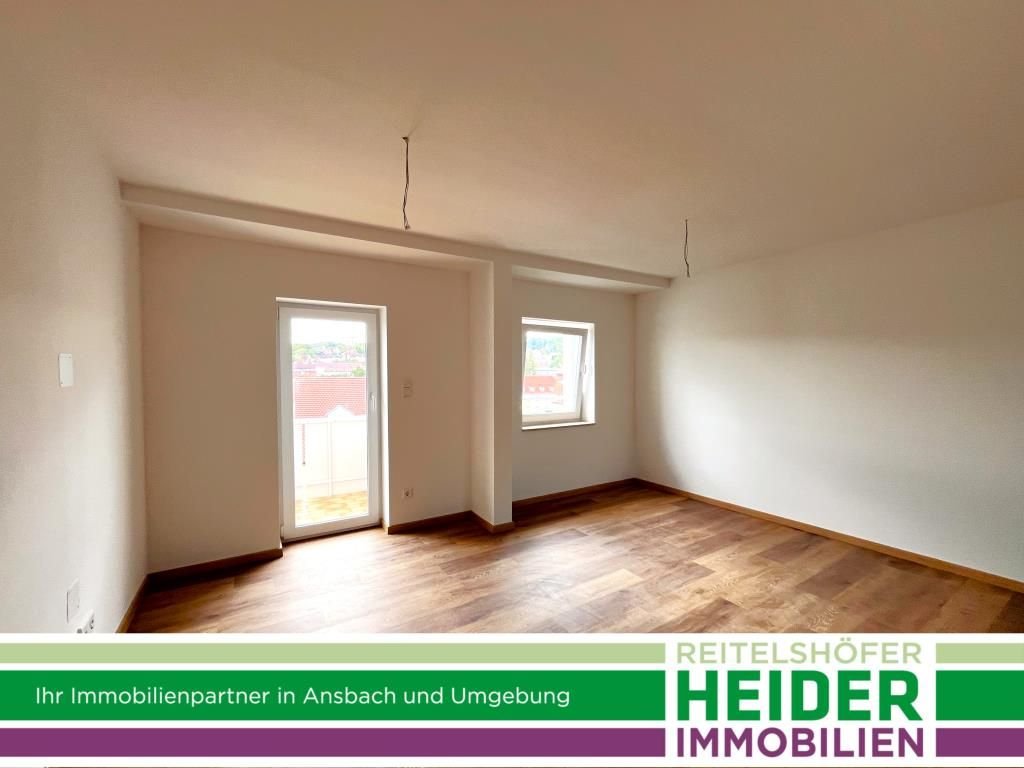 Wohnung zur Miete 745 € 2 Zimmer 74,5 m²<br/>Wohnfläche 2.<br/>Geschoss Stadt Ansbach 91522