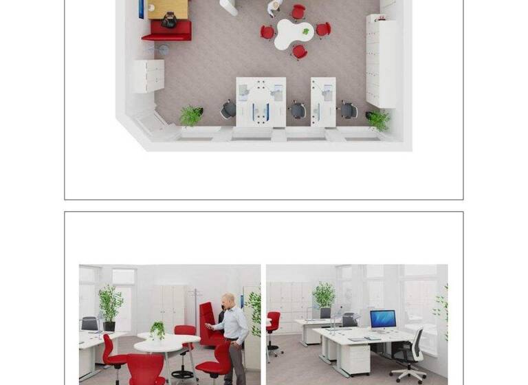 Büro zur Miete 7,50 € 74 m² Bürofläche Ilmenau 98693