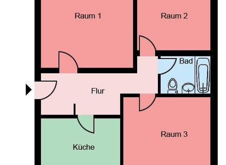 Wohnung zur Miete 509 € 3 Zimmer 71,1 m² 1. Geschoss frei ab 27.03.2026 Bremsheide 62 Hombruch Iserlohn 58638