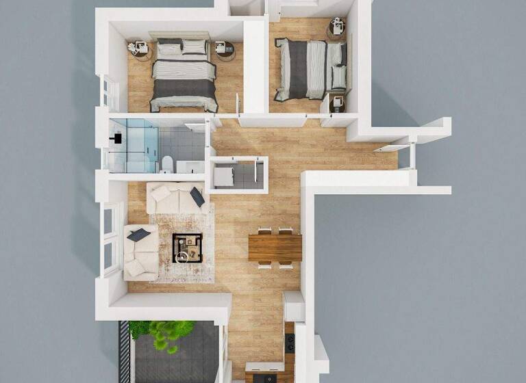 Wohnung zur Miete - Erstbezug 1.020 € 3 Zimmer 88,7 m² 2. Geschoss frei ab 01.05.2026 Lingen Lingen (Ems) 49809