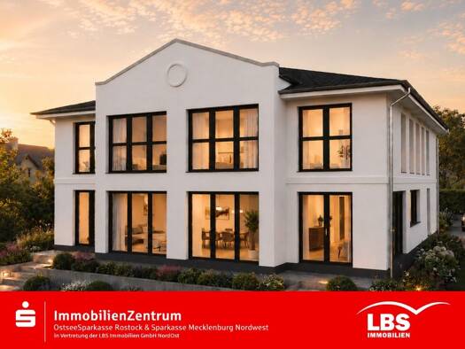 Doppelhaushälfte zum Kauf - Erstbezug provisionsfrei 770.000 € 6 Zimmer 154,3 m² 405 m² Grundstück Biestow Mitte 18059