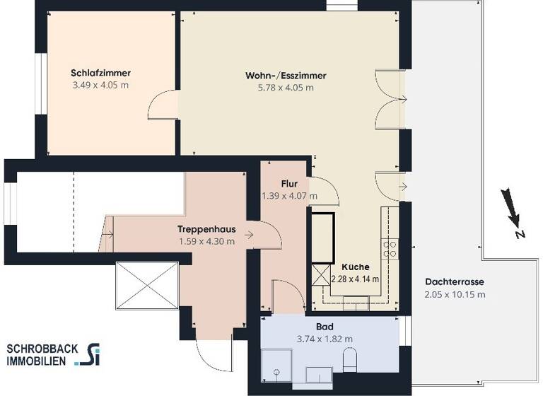 Wohnung zum Kauf 349.000 € 2 Zimmer 71,8 m² Schönefeld 12529