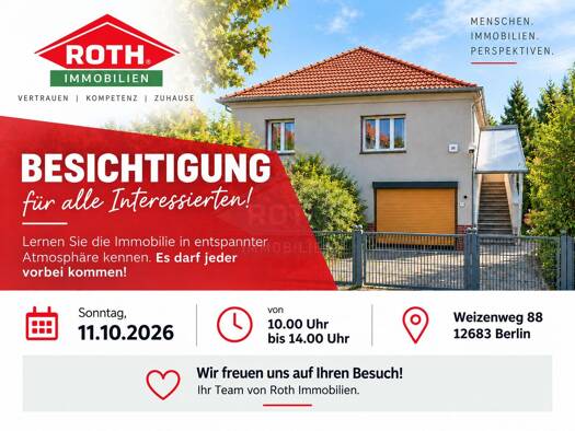 Einfamilienhaus zum Kauf 480.000 € 4 Zimmer 90 m² 731 m² Grundstück Biesdorf Berlin 12683