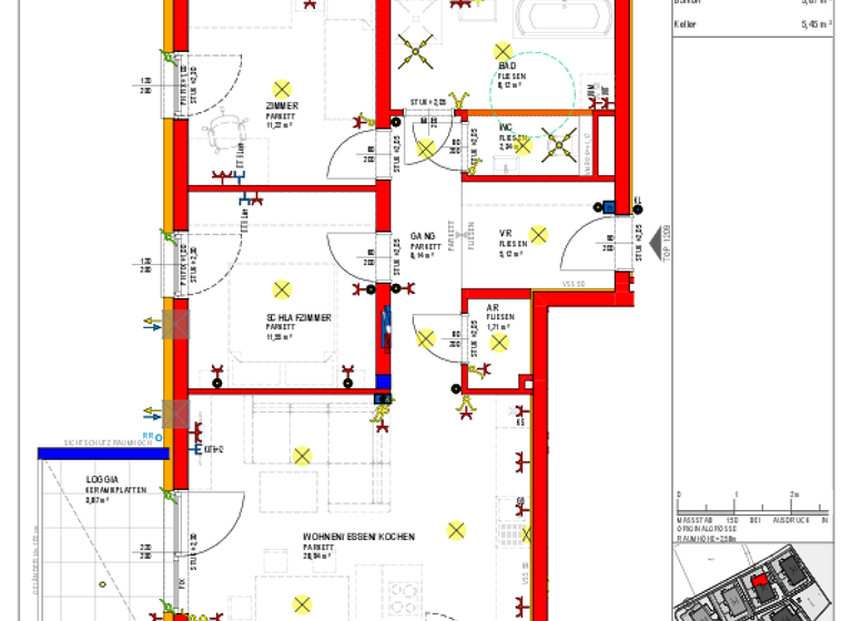 Wohnung zur Miete - Erstbezug 866 € 3 Zimmer 75,1 m² 2. Geschoss Berta-Brader-Weg Ried im Innkreis 4910