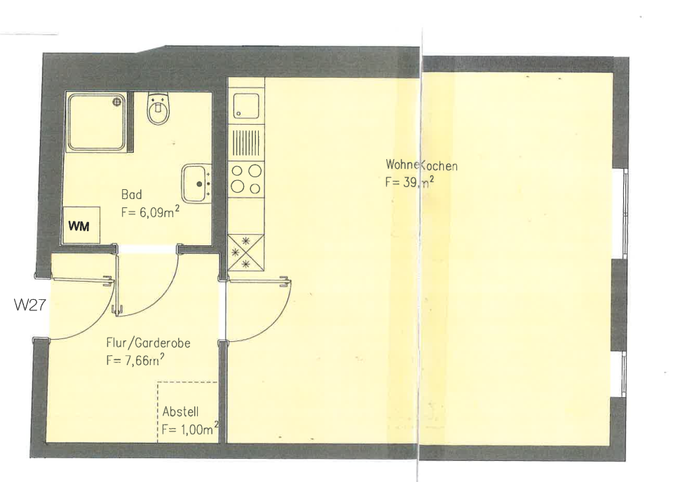 Büro-/Praxisfläche zur Miete 420 € 1 Zimmer Badenstraße 3-6 Altstadt Stralsund 18439