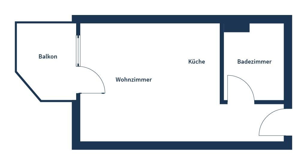 Wohnung zum Kauf 101.000 € 1 Zimmer 20 m²<br/>Wohnfläche 2.<br/>Geschoss Nikola Landshut 84034