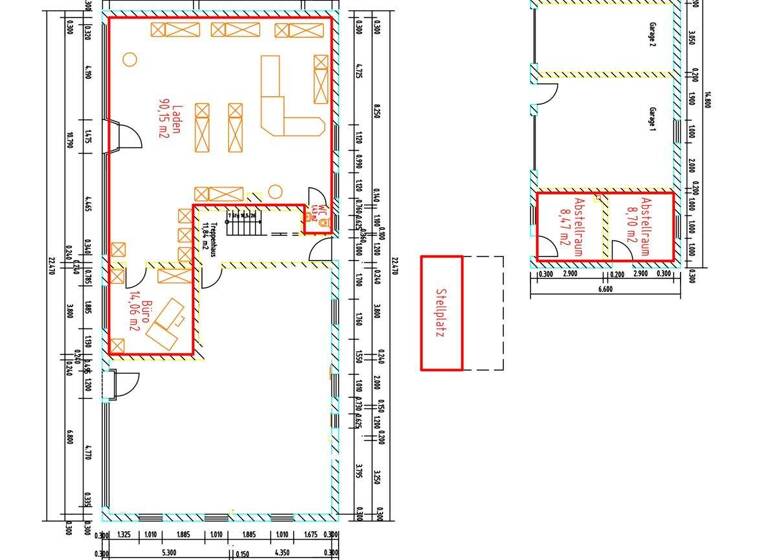 Ladenfläche zum Kauf 279.000 € 106 m² Verkaufsfläche Lindenplatz 1 Katzwang Nürnberg 90455