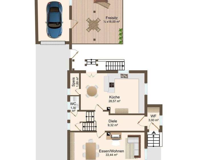Einfamilienhaus zum Kauf 799.999 € 5 Zimmer 135 m² 600 m² Grundstück Diedorf 86420