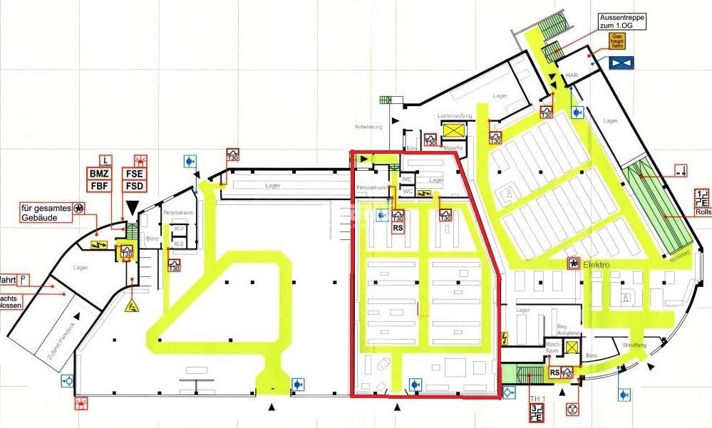 Ladenfläche zur Miete provisionsfrei 7,50 € 500 m²<br/>Verkaufsfläche Weststadt Gotha 99867