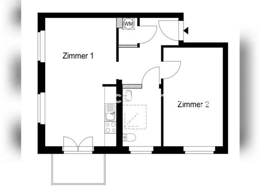 Wohnung zur Miete Tauschwohnung 550 € 2 Zimmer 54 m² 1. Geschoss Johannisthal Treptow-Köpenick 12487