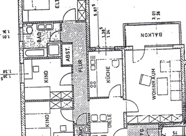 Wohnung zum Kauf 129.000 € 4 Zimmer 98 m² 2. Geschoss Kamen-Mitte Kamen 59174