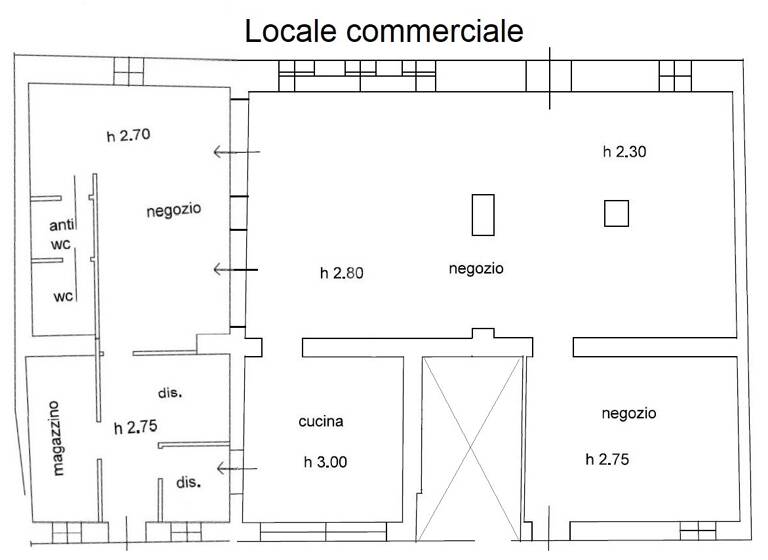 Laden zum Kauf 2.038 € 9 Zimmer 340 m² Verkaufsfläche Via Marengo Lazise 37017