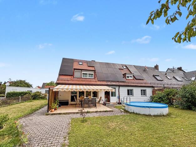 Doppelhaushälfte zum Kauf 379.000 € 162,4 m² 909 m² Grundstück Buchenbühl Nürnberg 90411