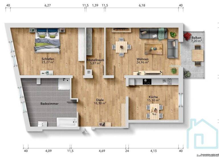 Wohnung zum Kauf 299.000 € 2 Zimmer 106 m² Bad Bergzabern 76887
