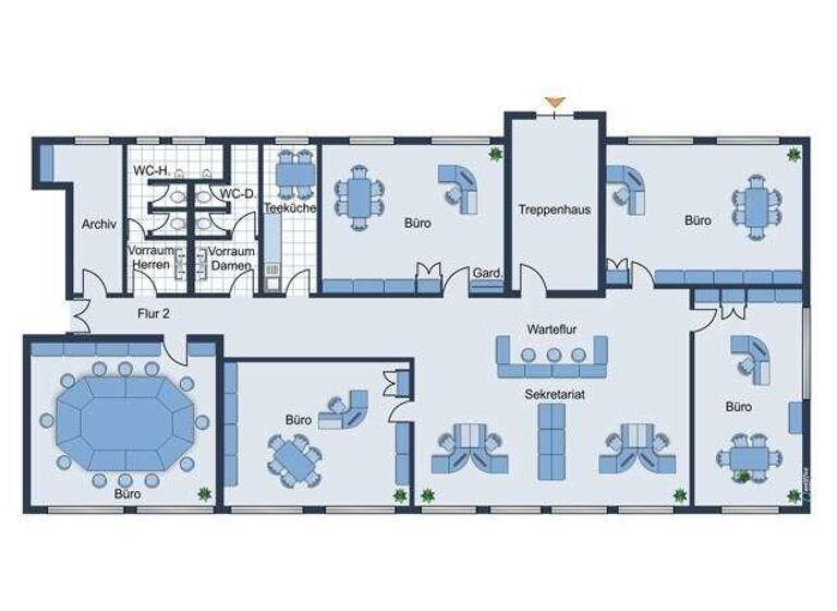Bürofläche zur Miete 6 € 5 Zimmer 365 m² Bürofläche Wittestraße 3-5 Leutzsch Leipzig 04179