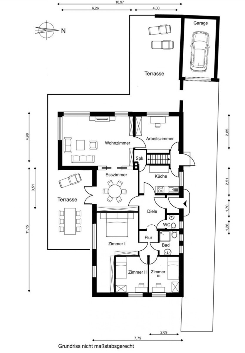 Bungalow zum Kauf 545.000 € 5 Zimmer 108 m²<br/>Wohnfläche 1.395 m²<br/>Grundstück Großhansdorf / Schmalenbeck 22927