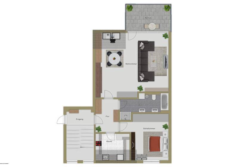 Wohnung zum Kauf 189.000 € 2 Zimmer 74 m² Nierenhof Velbert 42555