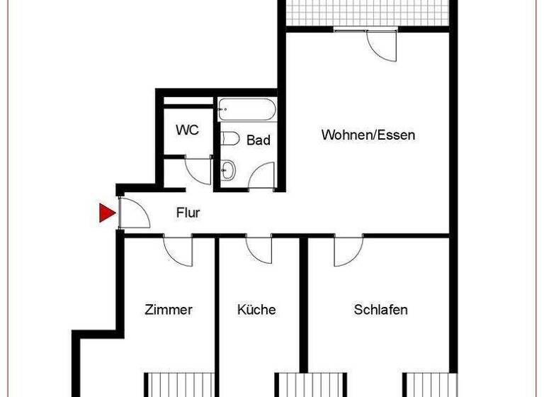 Wohnung zum Kauf 225.000 € 3 Zimmer 79 m² 3. Geschoss Crailsheim 74564