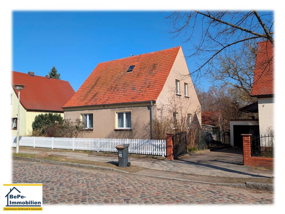 Immobilie in Pasewalk - BePe-Immobilien- Die perfekte Kombination aus Ruhe, Natur und Erreichbarkeit, Einfamilienhaus zu verkaufen - Bild 1