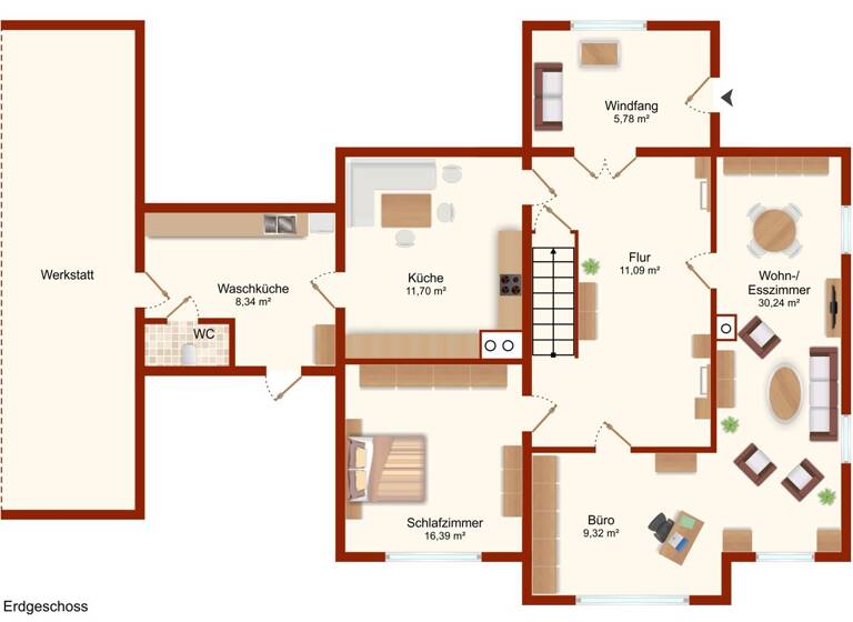 Haus zum Kauf 437.000 € 13 Zimmer 237,4 m² 3.552 m² Grundstück Fahrenhorst Stuhr / Fahrenhorst 28816