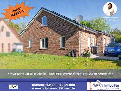 Doppelhaushälfte zum Kauf 249.990 € 3 Zimmer 80,5 m² 400 m² Grundstück Steenfelde Westoverledingen 26810
