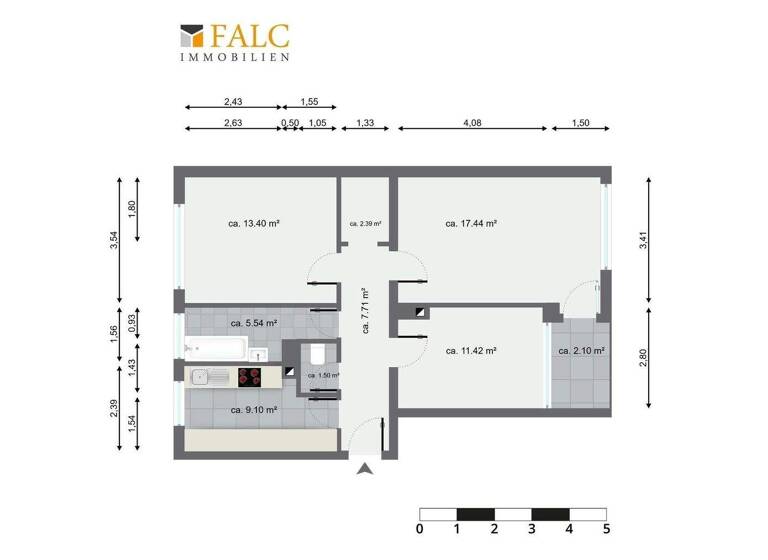 Wohnung zum Kauf 205.000 € 3 Zimmer 71 m² 3. Geschoss Höfen Nürnberg 90429