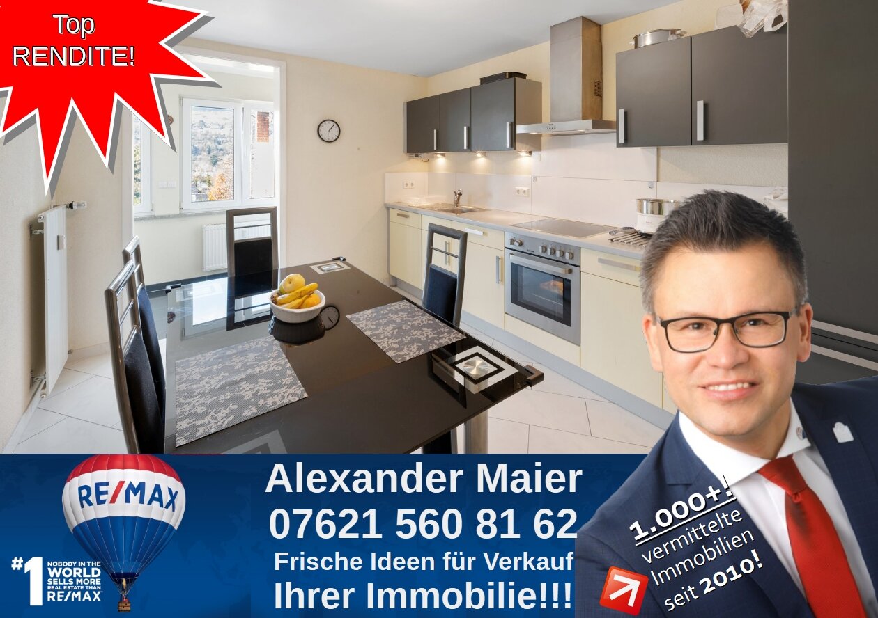 Wohnung zum Kauf 280.000 € 3,5 Zimmer 82 m²<br/>Wohnfläche Basler Str. 73 Mitte Lörrach 79539