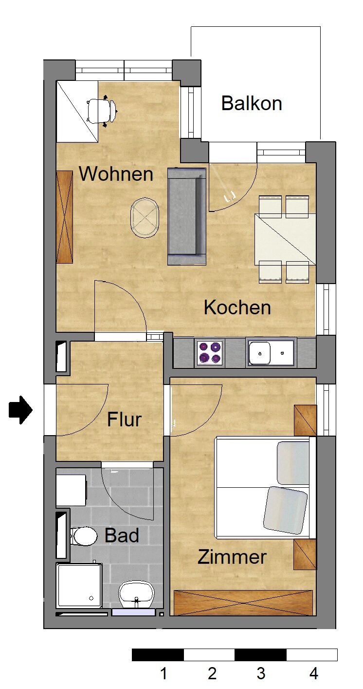 Wohnung zur Miete 537 € 2 Zimmer 46,7 m²<br/>Wohnfläche 01.02.2025<br/>Verfügbarkeit Bürgermeister-Röber-Platz 2 Seelze - West Seelze 30926