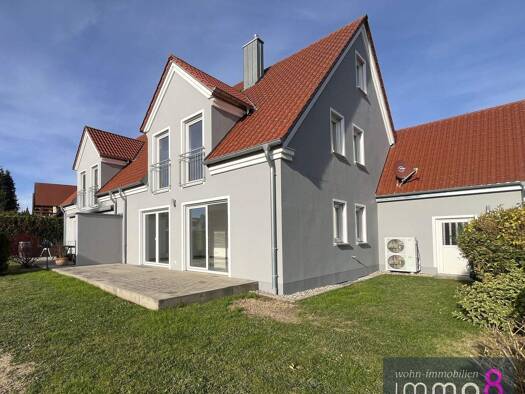 Doppelhaushälfte zum Kauf 655.000 € 5 Zimmer 130,4 m² 369 m² Grundstück Steingriff Schrobenhausen / Steingriff 86529