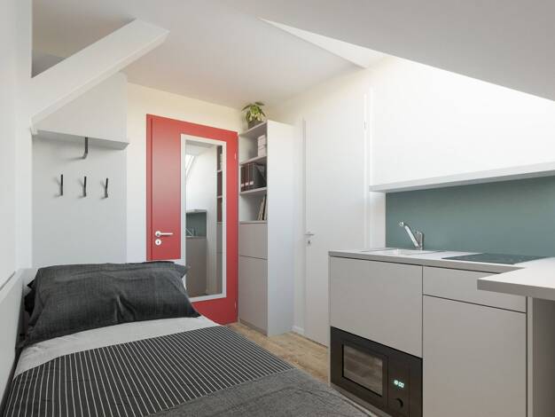 Wohnung zur Miete 510 € 1 Zimmer 12 m² 4. Geschoss frei ab 01.10.2026 Czernyring 42 Weststadt Heidelberg 69115