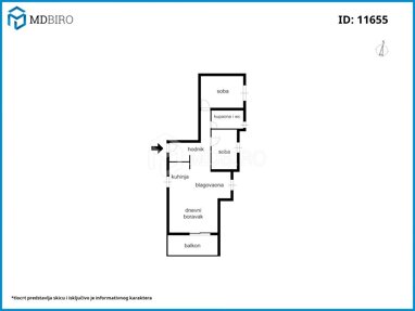 Wohnung zum Kauf 212.000 € 3 Zimmer 68 m² Viskovo center