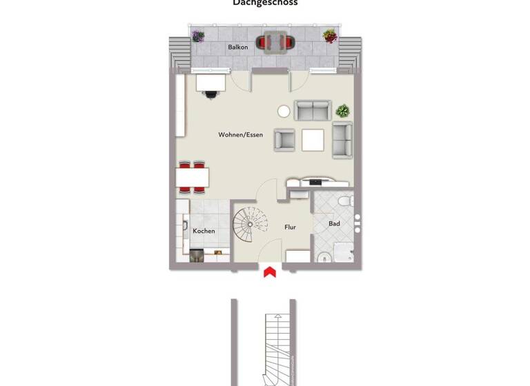 Maisonette zum Kauf 199.000 € 2 Zimmer 67 m² Schweinheim Aschaffenburg 63743
