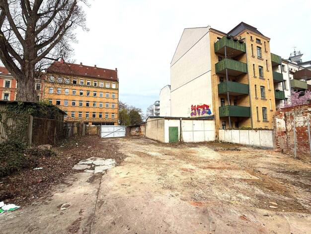 Grundstück zur Miete provisionsfrei 1.500 € 394,7 m² Grundstück Schönbachstr. 74 Stötteritz Leipzig 04299