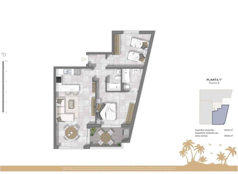 Wohnung zum Kauf provisionsfrei 299.500 € 2 Zimmer 72 m² La Marina / Guardamar