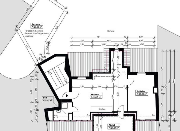 Wohnung zur Miete 716 € 2 Zimmer 90 m² Leipziger Straße 79 Innenstadt Halle 06108