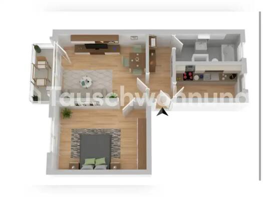 Wohnung zur Miete Tauschwohnung 400 € 2 Zimmer 50 m² Hansaviertel Rostock 18059