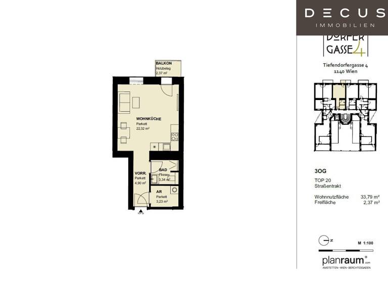 Studio zum Kauf 230.000 € 1 Zimmer 33,8 m² 3. Geschoss Wien 1140