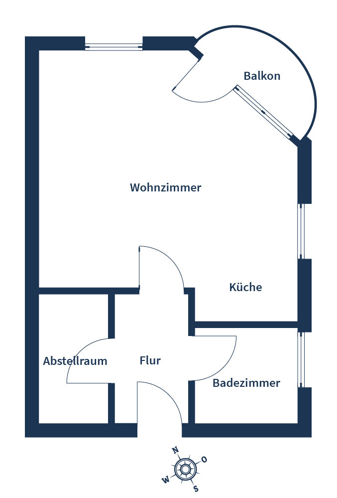 Wohnung zum Kauf 359.000 € 1 Zimmer 32 m²<br/>Wohnfläche 2.<br/>Geschoss Östliche Unterstadt (P - U) Mannheim 68161