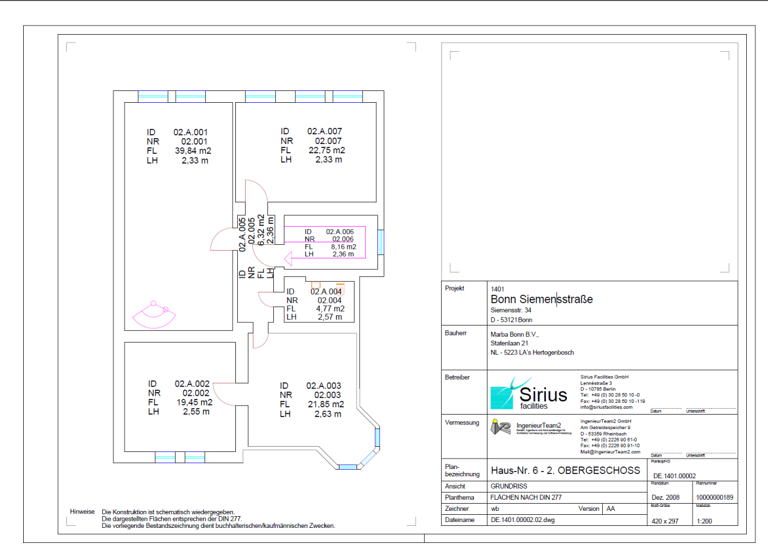 Bürofläche zur Miete 9 € 587,7 m² Bürofläche Siemensstraße 2-50 Dransdorf Bonn 53121