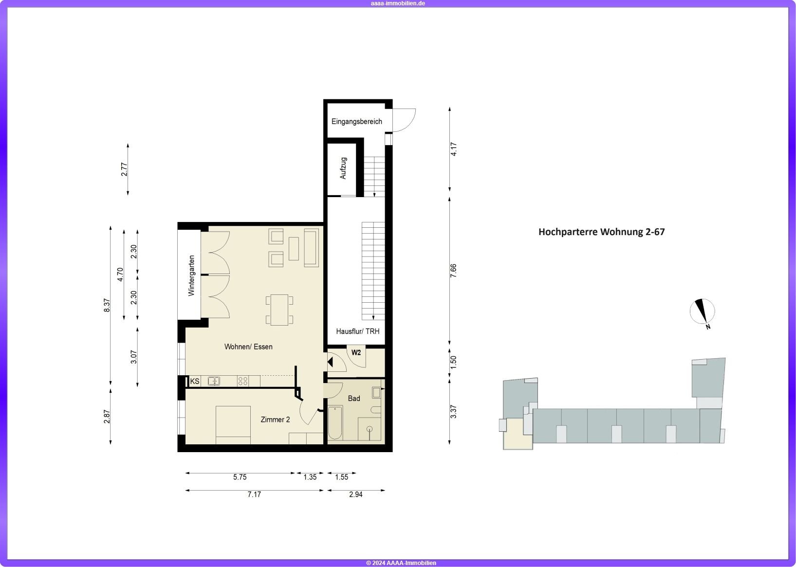 Wohnung zur Miete 1.715 € 2 Zimmer 85,7 m²<br/>Wohnfläche Friedrichshain Berlin 10243