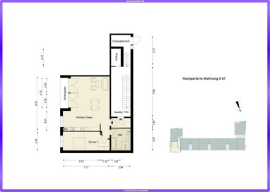 Wohnung zur Miete 1.715 € 2 Zimmer 85,7 m² Friedrichshain Berlin 10243