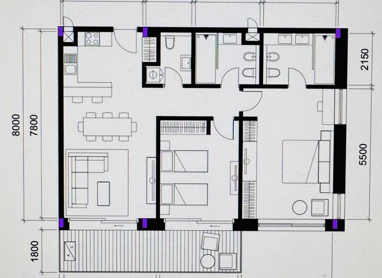 Wohnung zum Kauf - Neubau 199.500 € 2 Zimmer 102 m² 5. Geschoss frei ab sofort SH 95 Orikum