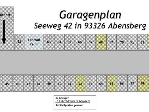 Tiefgarage zum Kauf provisionsfrei 84.000 € Seeweg 42 Abensberg Abensberg , Hallertau 93326